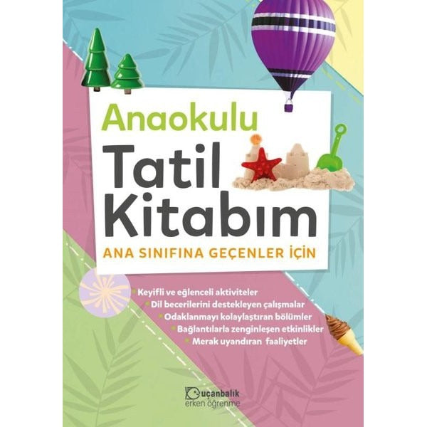 Tatil Kitabım Ana Okulu | Tudem Yayınları - Ders Kitapları (İnce Kapak)