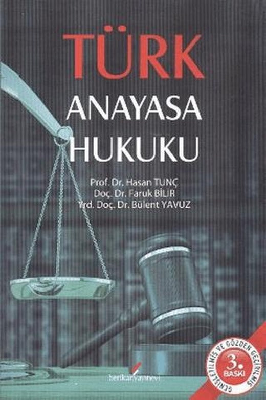 Türk Anayasa Hukuku | Berikan Yayınevi (Ciltsiz)