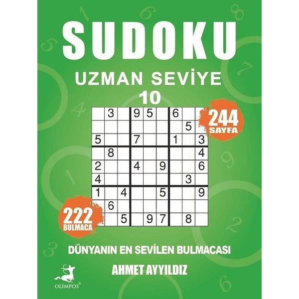 Sudoku Uzman Seviye 10 | Olimpos Yayınları (İnce Kapak)
