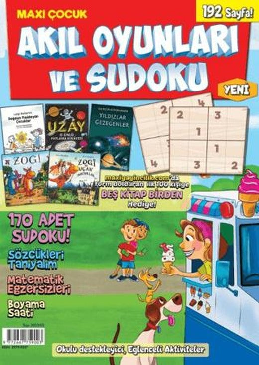 Maxi Çocuk Akıl Oyunları ve Sudoku 11 | Maxi Yayıncılık (Ciltsiz)