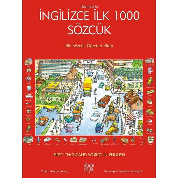 İngilizce İlk 1000 Sözcük - Bin Sözcük Öğreten Kitap | 1001 Çiçek