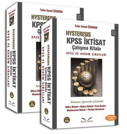 Hysteresis KPSS İktisat Çalışma Kitabı-2 Kitap Takım | İkinci Sayfa (İnce Kapak)