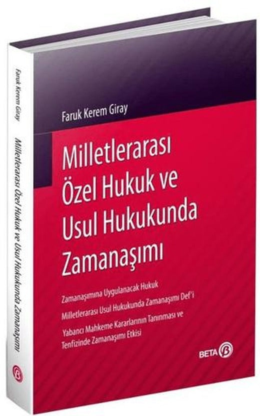 Milletlerarası Özel Hukuk ve Usul Hukukunda Zamanaşımı | Beta Yayınevi (Ciltli)