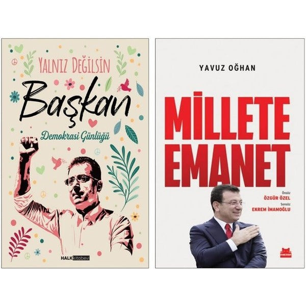 Yalnız Değilsin Başkan ve Millete Emanet Seti - 2 Kitap Takım | Halk Kitabevi (İnce Kapak)