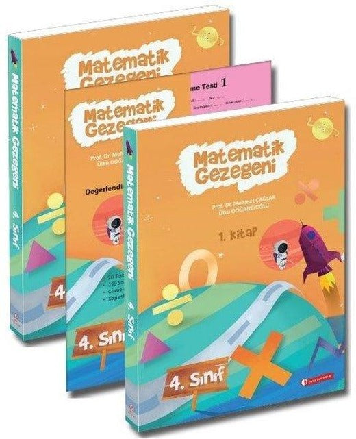 Matematik Gezegeni 4.Sınıf Seti-3 Kitap Takım | Odtü Eğitim (İnce Kapak)