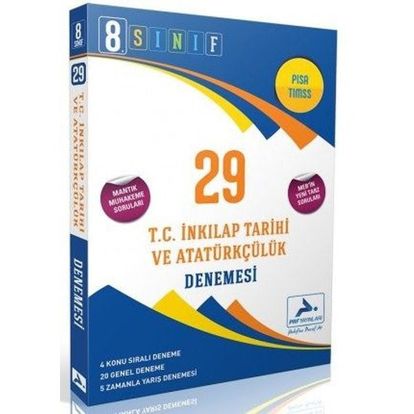 8. Sınıf T.C. İnkılap Tarihi ve Atatürkçülük 29 Deneme