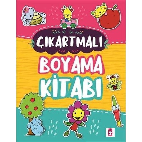 Çıkartmalı Boyama Kitabı | Timaş Çocuk