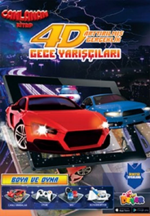 Gece Yarışçıları-Canlanan Kitap | Arpa Kitap
