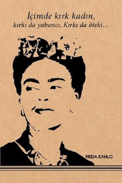 Frida Kahlo 2 Kraft Defter | Aylak Adam Kültür Sanat Yayıncılık
