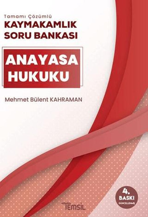 Anayasa Hukuku Tamamı Çözümlü Kaymakamlık Soru Bankası | Temsil Kitap (Ciltsiz)