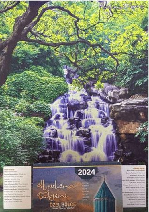 Mevlana Takvim 2024 - Özel Bölge (Set) | Misvak Neşriyat Yayınevi