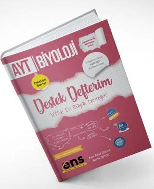 AYT Biyoloji Destek Defterim | ENS Yayınları (Ciltsiz)
