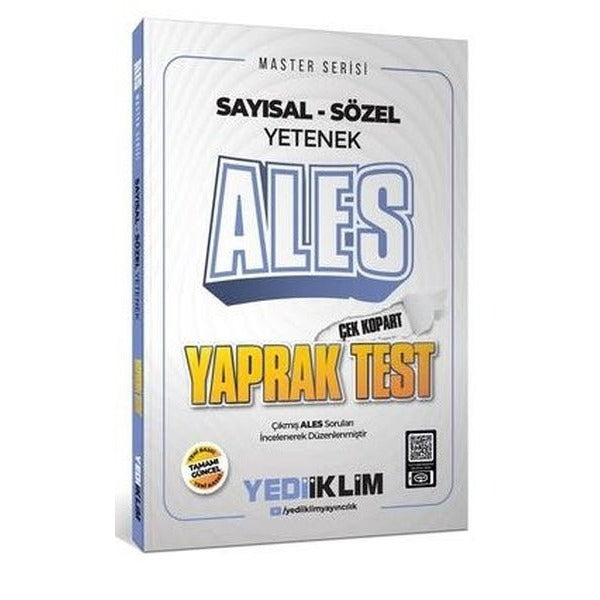 2025 Master Serisi ALES Sayısal-Sözel Yetenek Çek Kopart Yaprak Test | Yediiklim Yayınları (Ciltsiz)