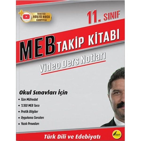 11. Sınıf Türk Dili ve Edebiyatı MEB Takip Kitabı | Rüştü Hoca (İnce Kapak)