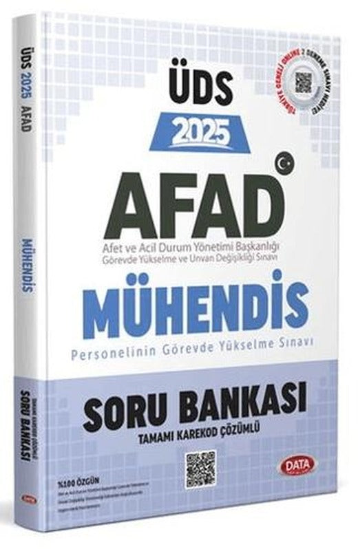 AFAD Mühendis-Mimar 2025 ÜDS Soru Bankası - Karekod Çözümlü | Data Yayınları (Ciltsiz)