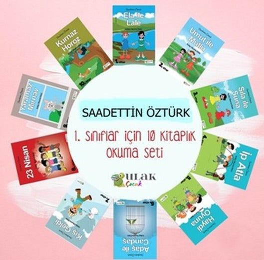 1.Sınıflar İçin 10 Kitaplık Okuma Seti | Ulak Çocuk (İnce Kapak)