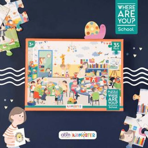 Where Are You Serisi - Neredesin - Okul Puzzle | Kidmosfer
