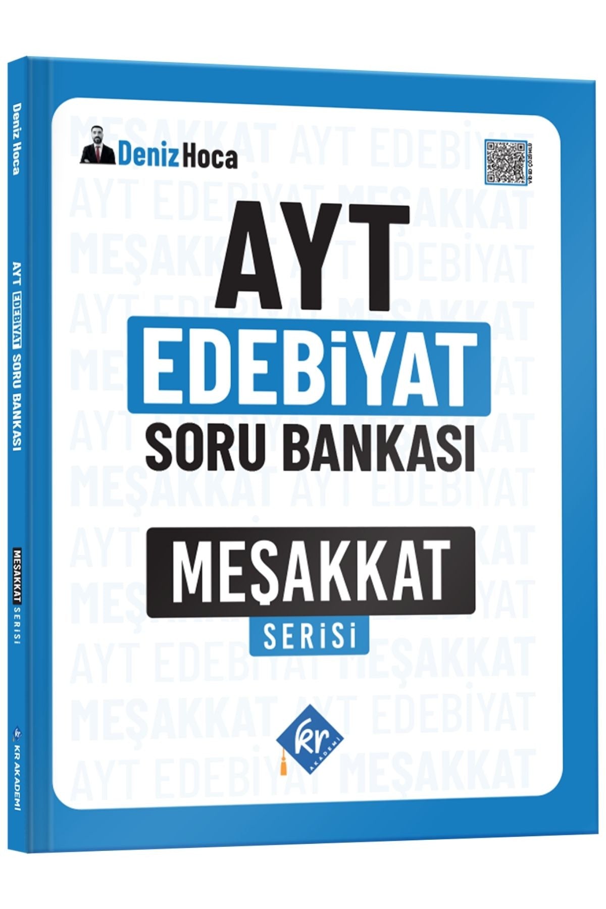 Deniz Hoca AYT Edebiyat Soru Bankası Meşakkat Serisi KR Akademi Yayınları kitap kapağı