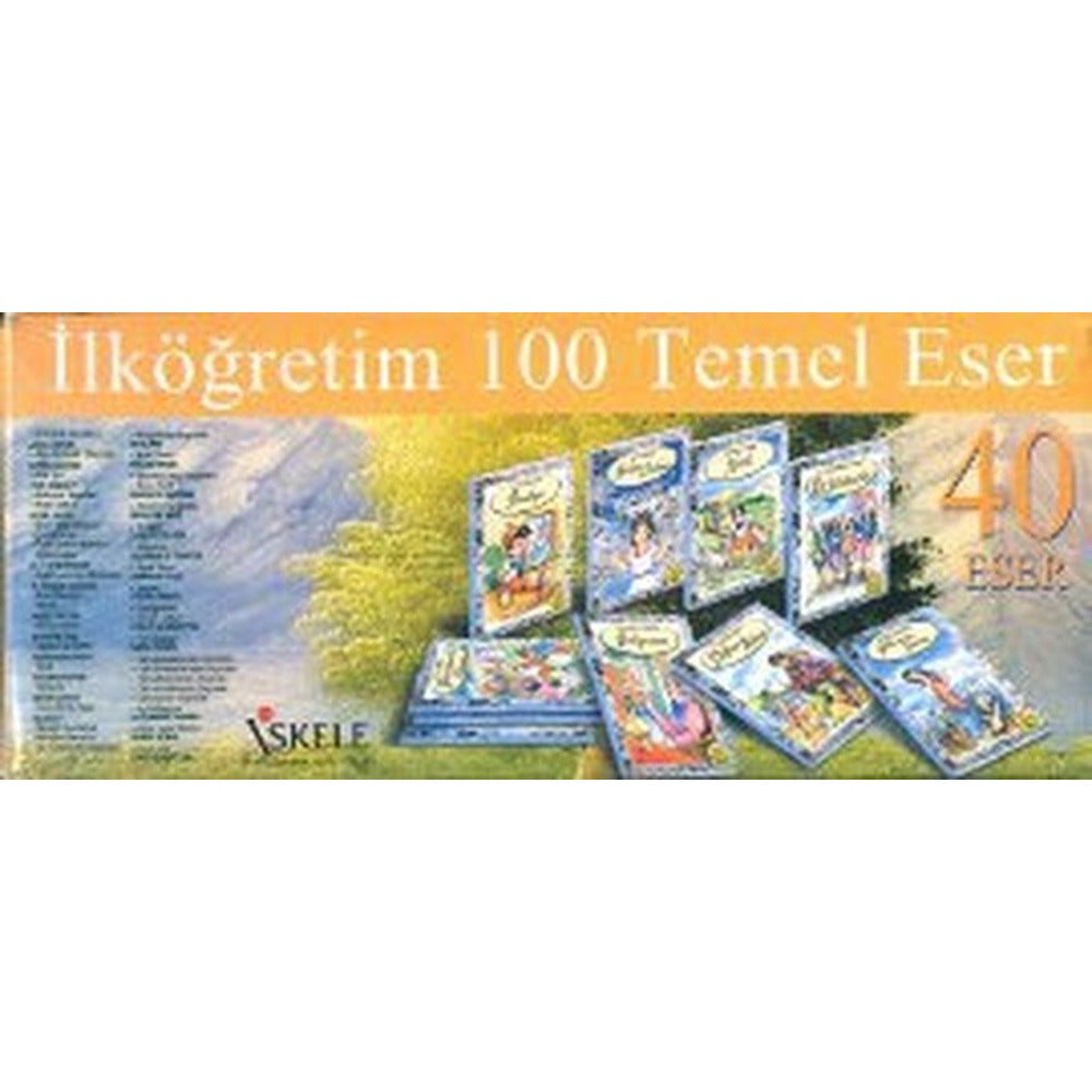 İlköğretim 100 Temel Eser (40 Kitap Kutulu) | İskele Yayıncılık (İnce Kapak)
