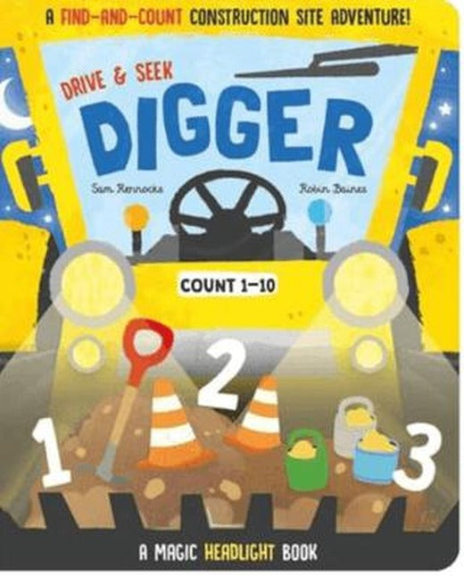 Drive and Seek Digger - A Magic Headlight Book | IMAGINE THAT (Ciltli)