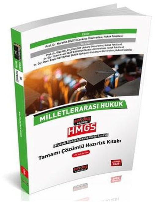 HMGS Milletlerarası Hukuk Tamamı Çözümlü Hazırlık Kitabı | Savaş Yayınevi (Ciltsiz)
