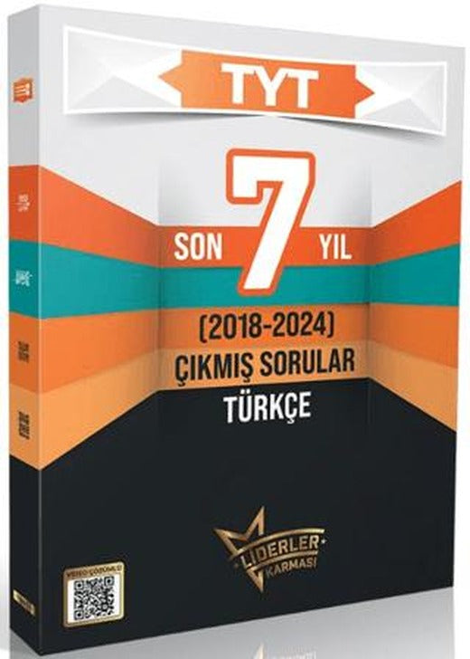 Liderler Karması TYT Son 7 Yıl Türkçe Branş Çıkmış Sorular | Liderler Karması Yayınları (Ciltsiz)