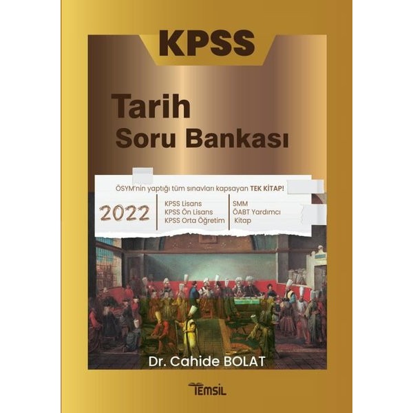 KPSS Tarih Soru Bankası | Temsil Kitap (Ciltsiz)