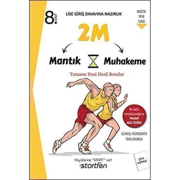 8. Sınıf 2M Mantık Muhakeme Soru Bankası | Startfen Yayınları (İnce Kapak)