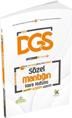 DGS Sözel Mantığın Kara Kutusu Konu Özetli Dijital Çözümlü ÖSYM Çıkmış Soru Havuzu Bankası kitap kapağı