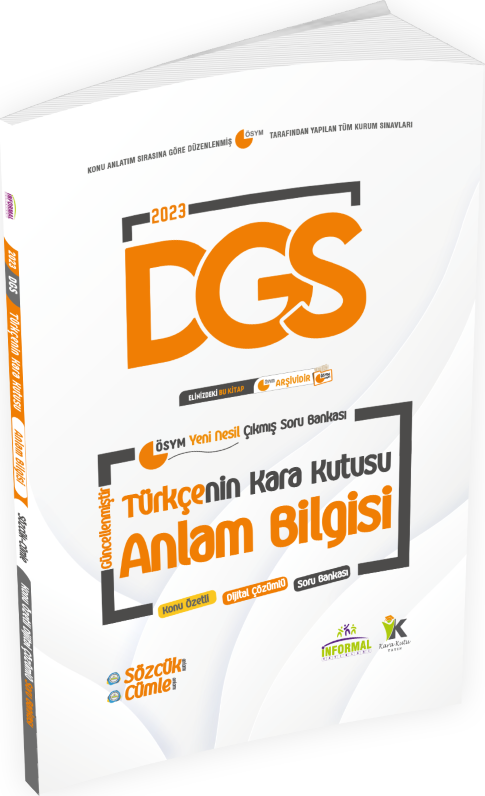DGS Türkçenin Kara Kutusu Dijital Çözümlü Konu Özetli ÖSYM Çıkmış Soru Bankası Altın Set Paket kitap kapağı