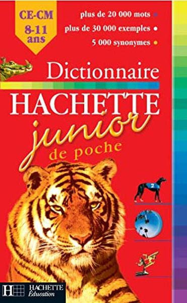 Dictionnaire Hachette Junior de poche: CE-CM, 8-11 ans kitap kapağı