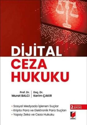 Dijital Ceza Hukuku - Kerim Çakır kitap kapağı