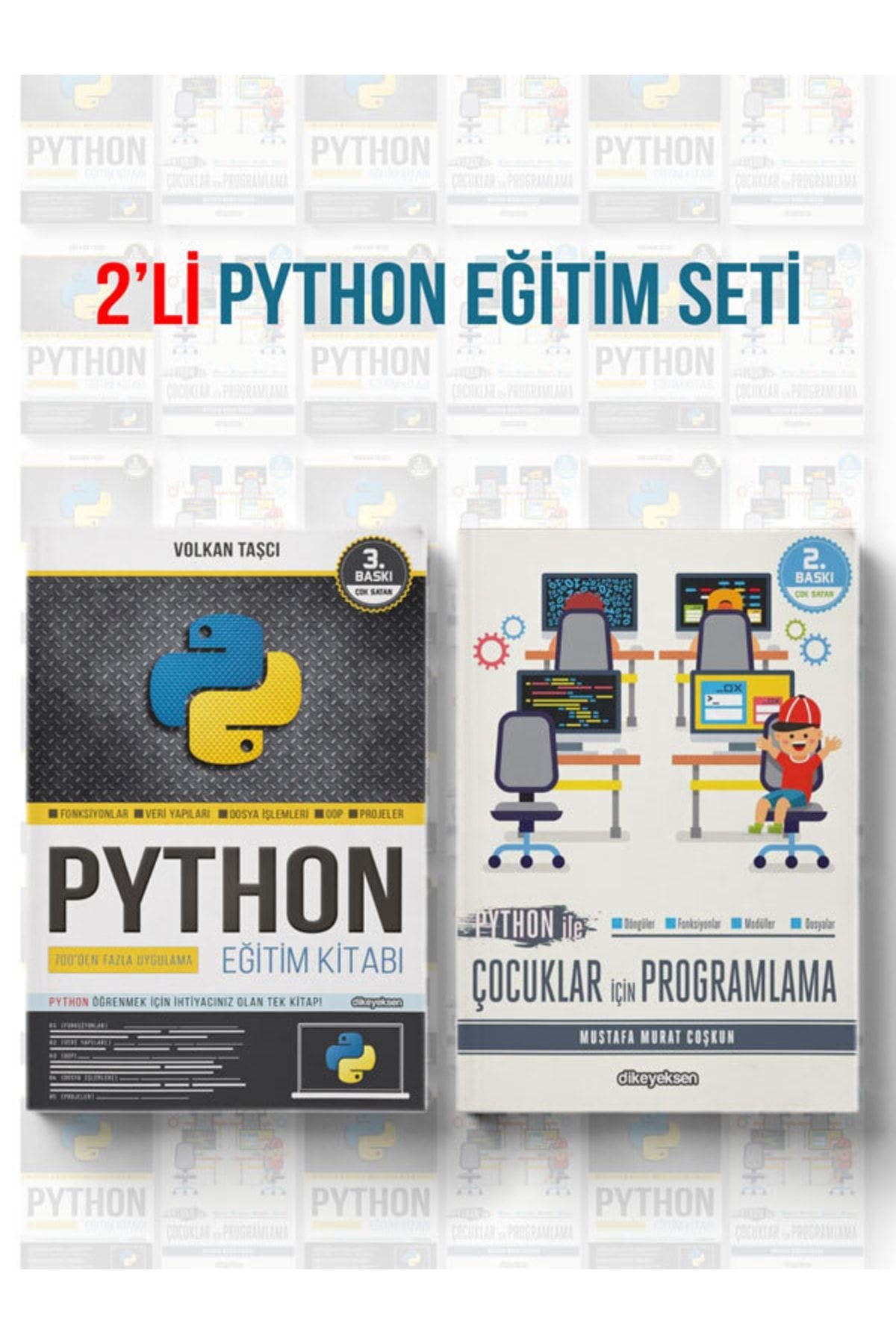2'li Python Eğitim Seti (2 Kitap) - Mustafa Murat Coşkun kitap kapağı