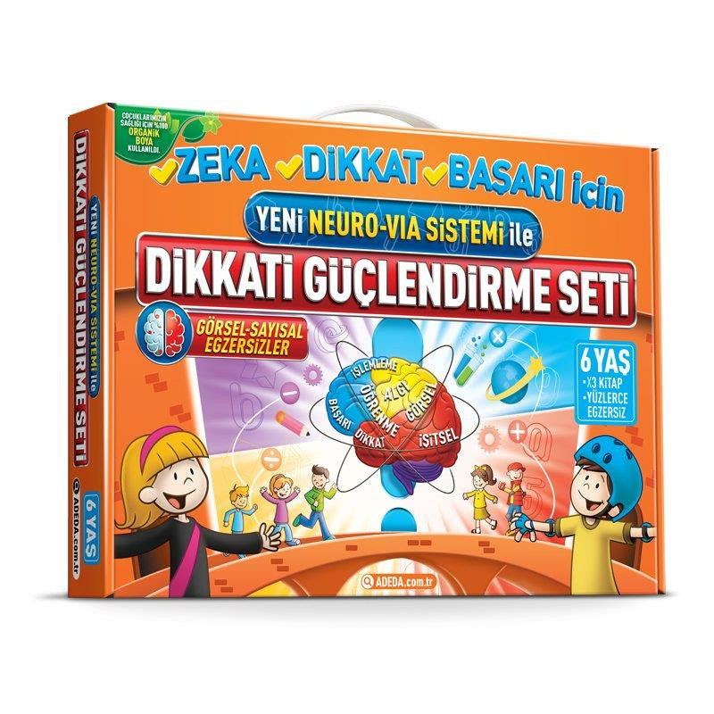 Dikkati Güçlendirme Seti 6 Yaş kitap kapağı