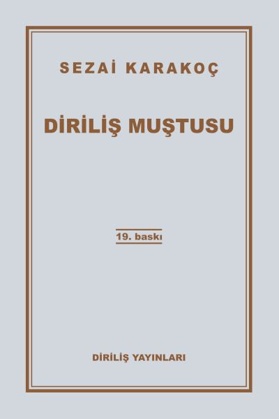 Diriliş Muştusu - Sezai Karakoç kitap kapağı