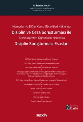 Disiplin ve Ceza Soruşturması İle Disiplin Soruşturması Esasları - İbrahim PINAR kitap kapağı