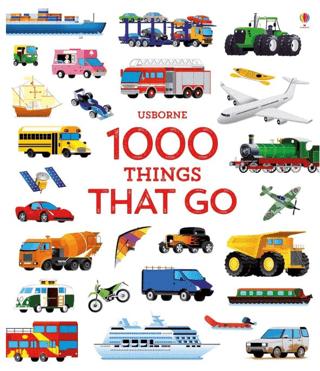 1000 Things That Go (1000 Pictures) | Usborne (Ciltli) - Resim 1