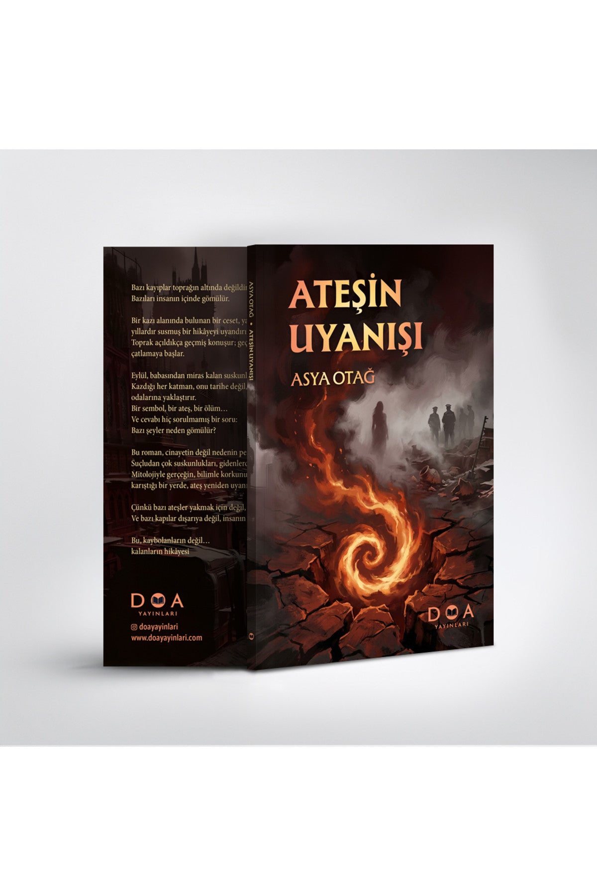 DOA Yayınları Ateşin Uyanışı - Asya Otağ kitap kapağı