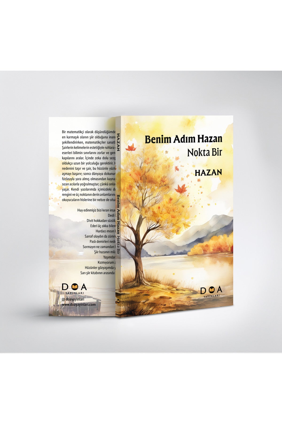 DOA Yayınları Benim Adım Hazan - Nokta Bir - Hazan kitap kapağı