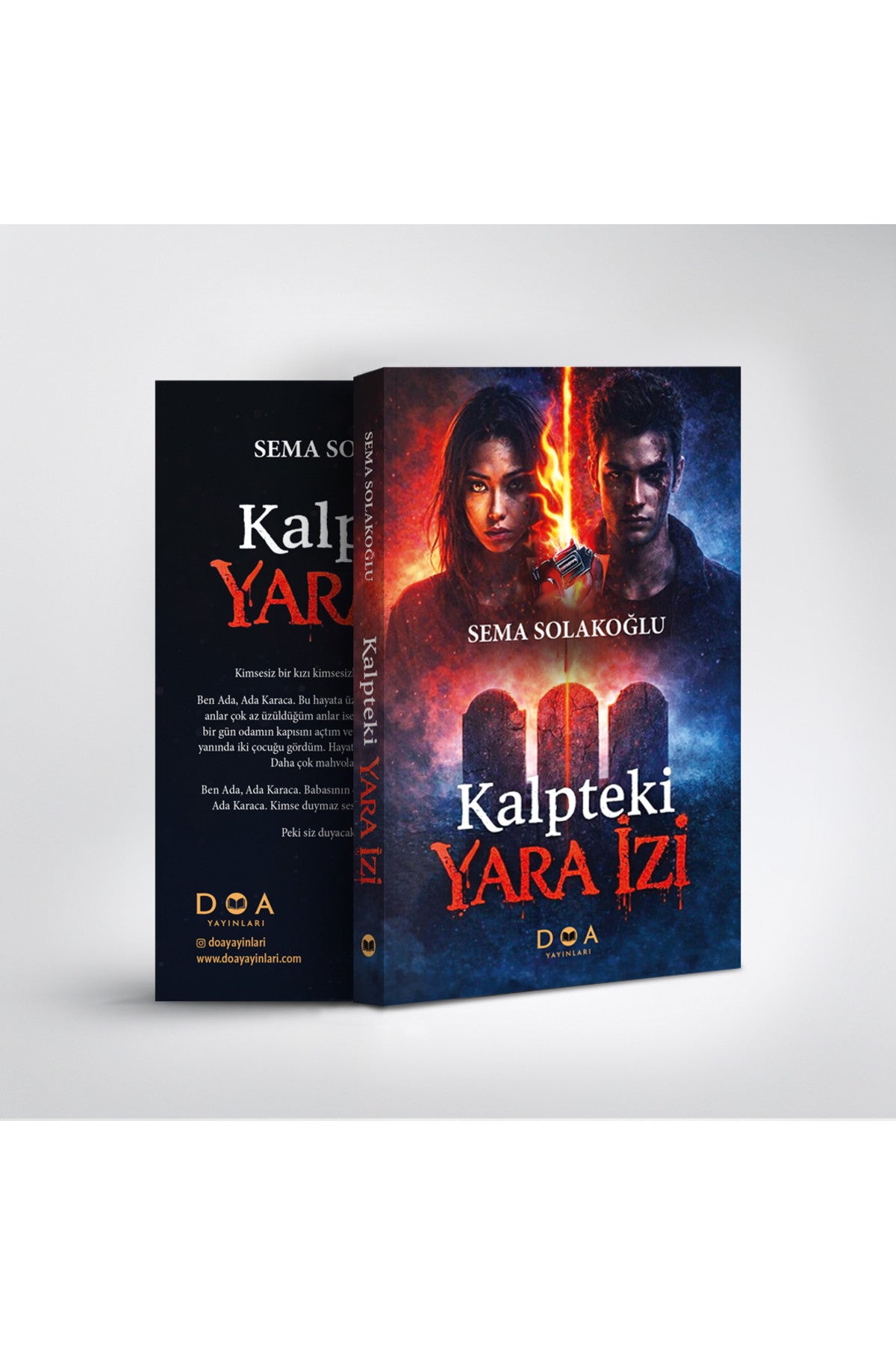 DOA Yayınları Kalpteki Yara İzi - Sema Solakoğlu kitap kapağı