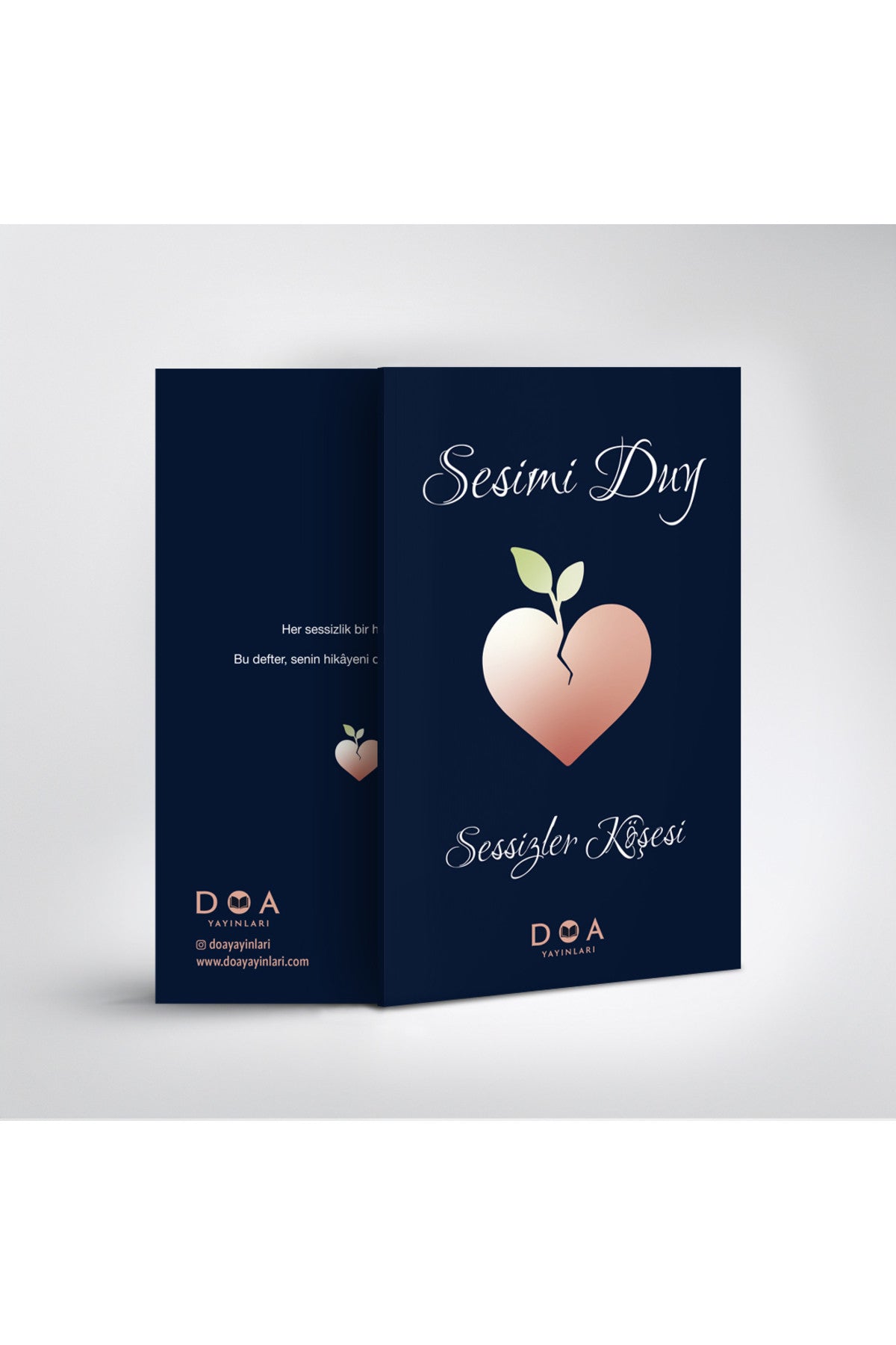 DOA Yayınları Sesimi Duy - Sessizler Köşesi Defteri - Kader Uçar kitap kapağı