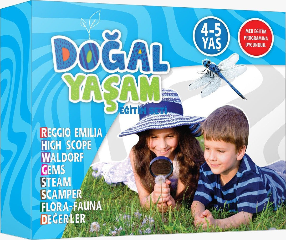 Doku AES Doğal Yaşam 4-5 Yaş Eğitim Seti – Gems Yaklaşımlı Okul Öncesi Etkinlik Seti kitap kapağı