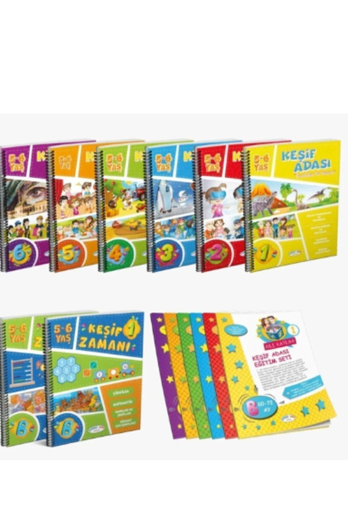 Doku Aes Keşif Adası Eğitim Seti (60-72) Ay kitap kapağı