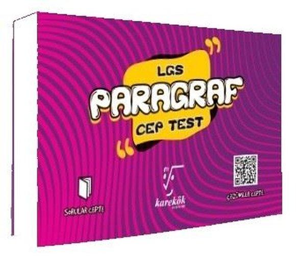 LGS Paragraf Cep Test | Karekök Eğitim Yayın (İnce Kapak) - Resim 1