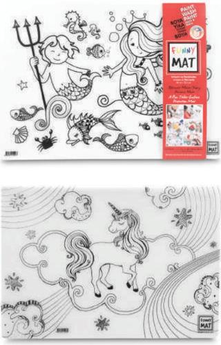 Funny Mat Unicorn ve Deniz Kızı İkili Set | Akademi Çocuk - Resim 1