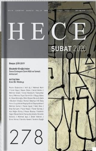 Hece Aylık Edebiyat Dergisi Sayı: 278 Şubat 2020 | Hece Dergisi (Ciltsiz) - Resim 1