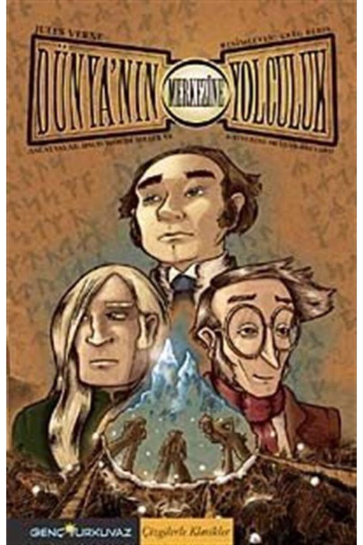 Dünyanın Merkezine Yolculuk - Jules Verne kitap kapağı