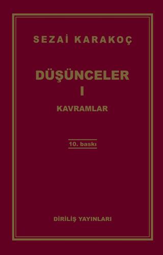 Düşünceler 1: Kavramlar | Diriliş Yayınları (Ciltsiz) - Resim 1