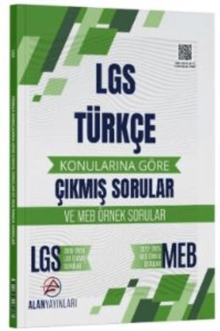 8. Sınıf LGS Türkçe Konularına Göre Çıkmış Sorular | Alan Yayınları (Ciltsiz) - Resim 1