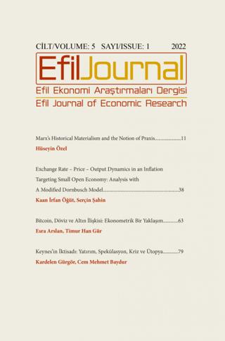 Efil Ekonomi Araştırmaları Dergisi Cilt: 5 Sayı: 1 | Efil Journal Dergisi (Ciltsiz) - Resim 1
